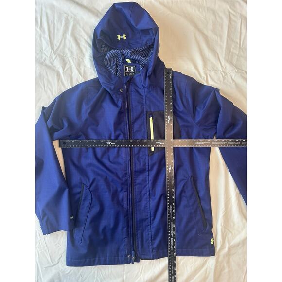Under Armour youth xl/ladies M Cold Gear jacket. All weather full zip with hood - Picture 11 of 11